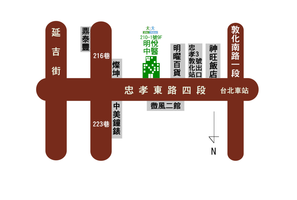 明悅中醫交通資訊